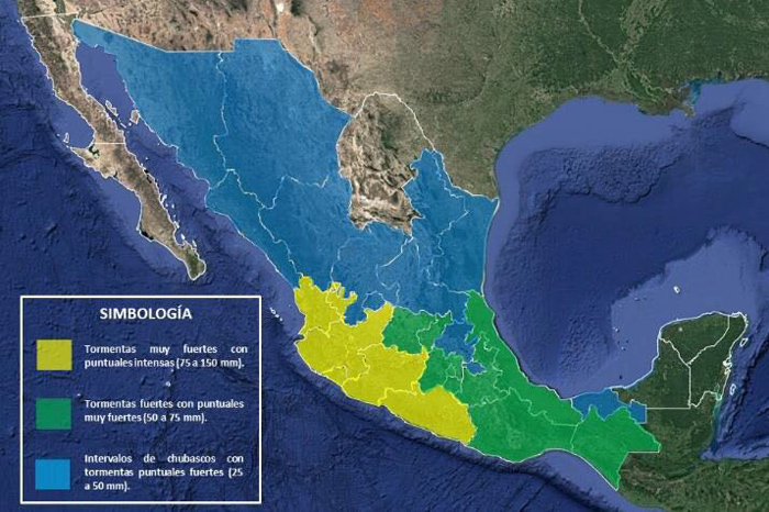 mapa lluvias