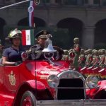 Desfilan Fuerzas Armadas por el 207 aniversario de la Independencia