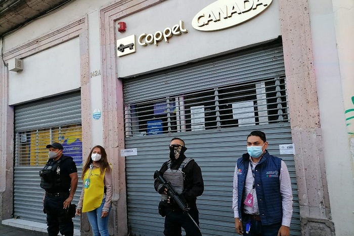No son intocables: suspenden tiendas Elektra y Coppel en Morelia