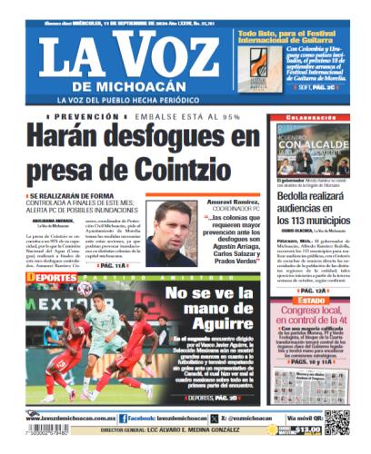 Portada 11 de septiembre